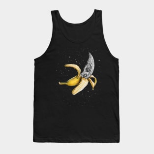 moon space banana Tank Top